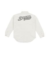 Load image into Gallery viewer, DREAMS Oversize White Denim Jacket

