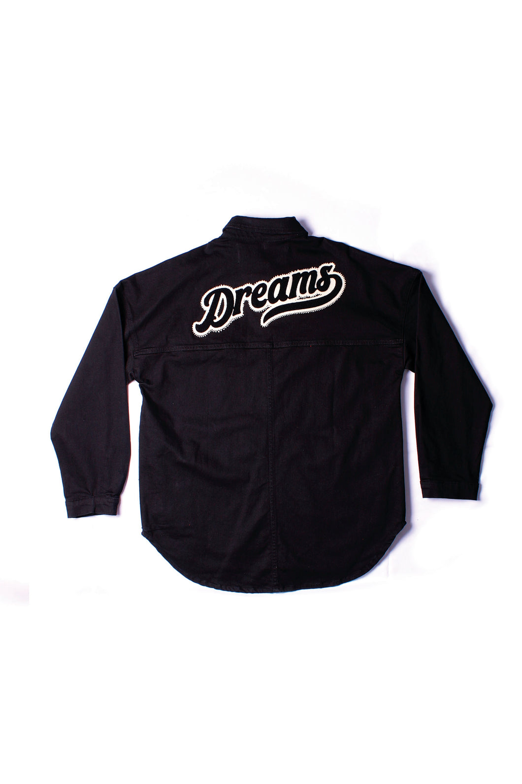 DREAMS Oversize Black Denim Jacket