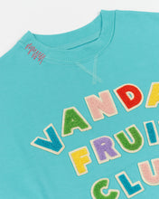 Load image into Gallery viewer, Crewneck Aqua Vandal Fruit Club
