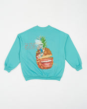 Load image into Gallery viewer, Crewneck Aqua Vandal Fruit Club
