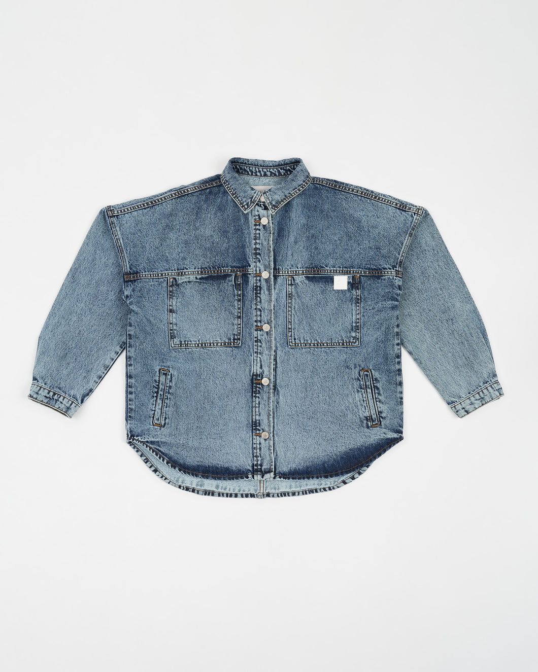 DREAMS Oversize Acid Wash Denim Jacket