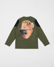 Load image into Gallery viewer, Felina Collarless Military Green &amp; Black Jacket
