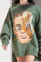 Load image into Gallery viewer, Tigra Military Green Crewneck
