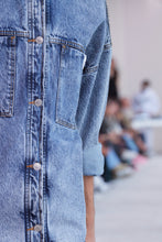 Load image into Gallery viewer, DREAMS Oversize Acid Wash Denim Jacket
